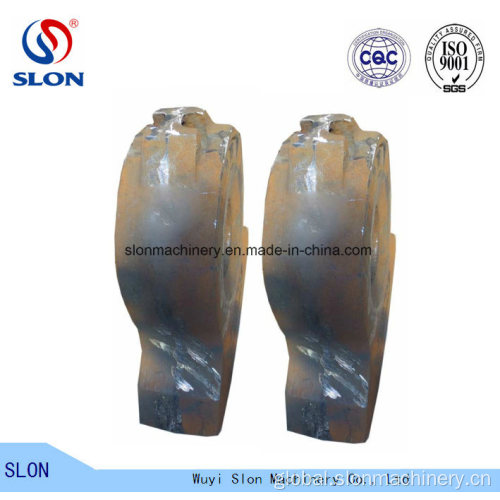 Shredder Replacement Parts Manganese Steel Shredder Stone Impact Crusher Manufactory